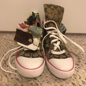 High top coach shoes
